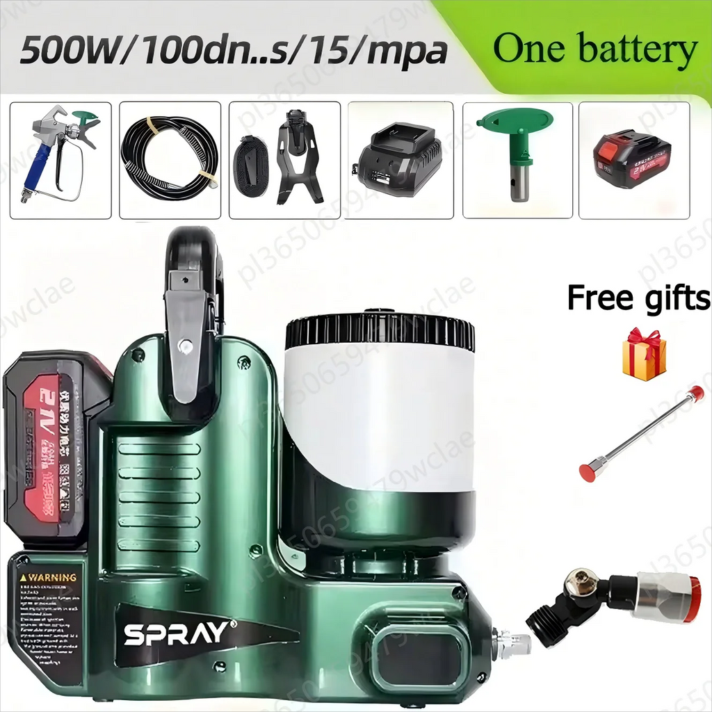 Airless Paint Sprayer 500W Portable Paint Sprayer for Home Interior