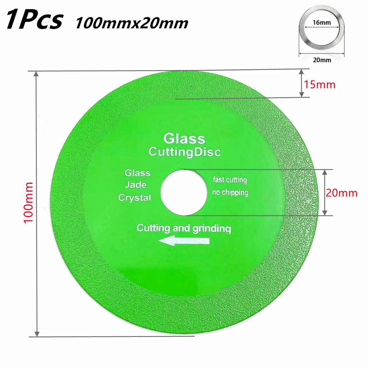 115/125mm Glasscutting blade Ceramic tile Jade crystal wine bottle Grinding diamond ultra-thin saw blade Glass cutting blade