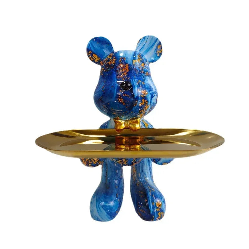 Graffiti Bear Ornament Figurine Home Decoration